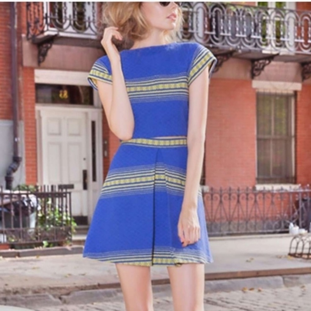 Alice + Olivia Royal Zapotec skirt and top set